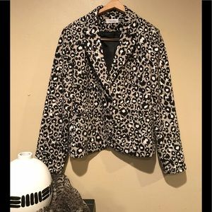 Calvin Klein Animal Print Blazer